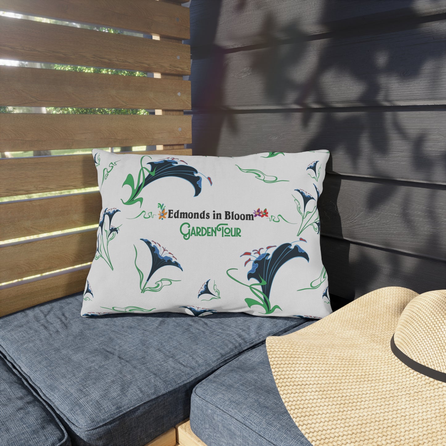 Edmonds in Bloom Garden Tour Outdoor Pillows (Pattern)