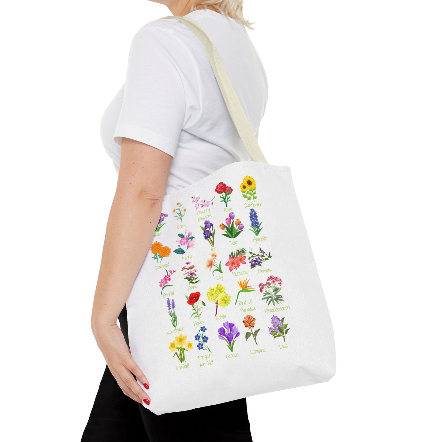 Favorite Flowers Tote Bag