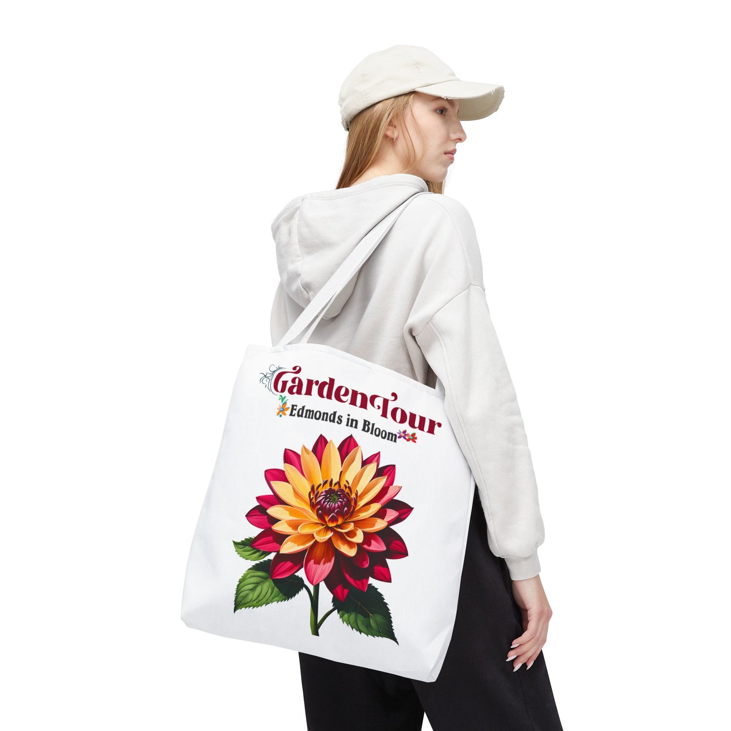 Edmonds in Bloom Garden Tour 2026 Tote Bag (White)