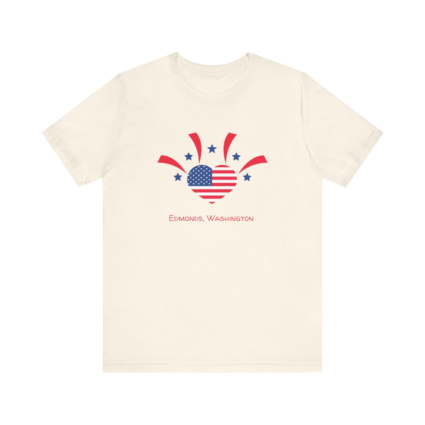 Edmonds USA Heart T-shirt