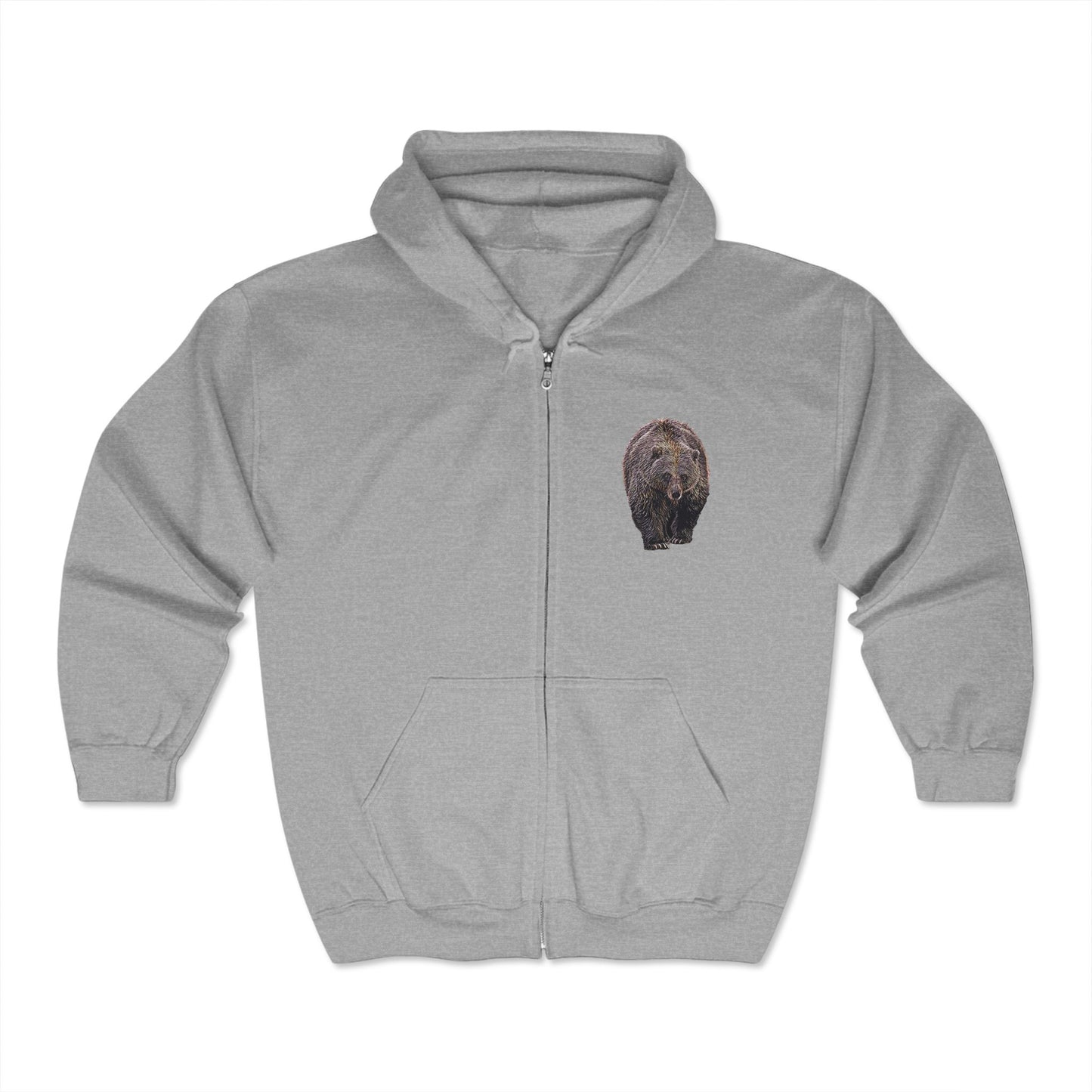 Big Beautiful Bear Premium Full Zip Hoodie
