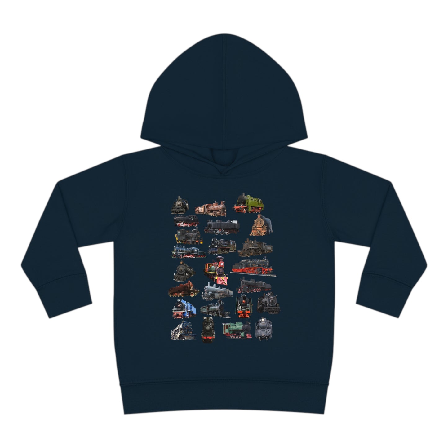 Locomotive Steam Engines Toddler Pullover Fleece Hoodie