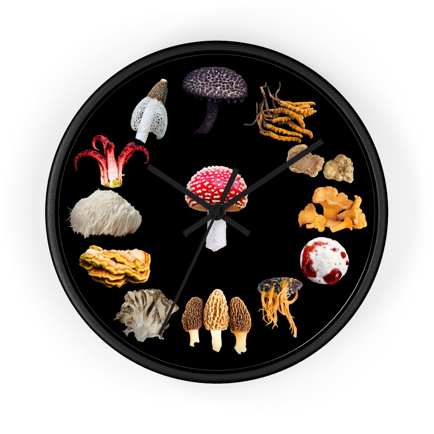 Mushroom Fungi Wall Clock