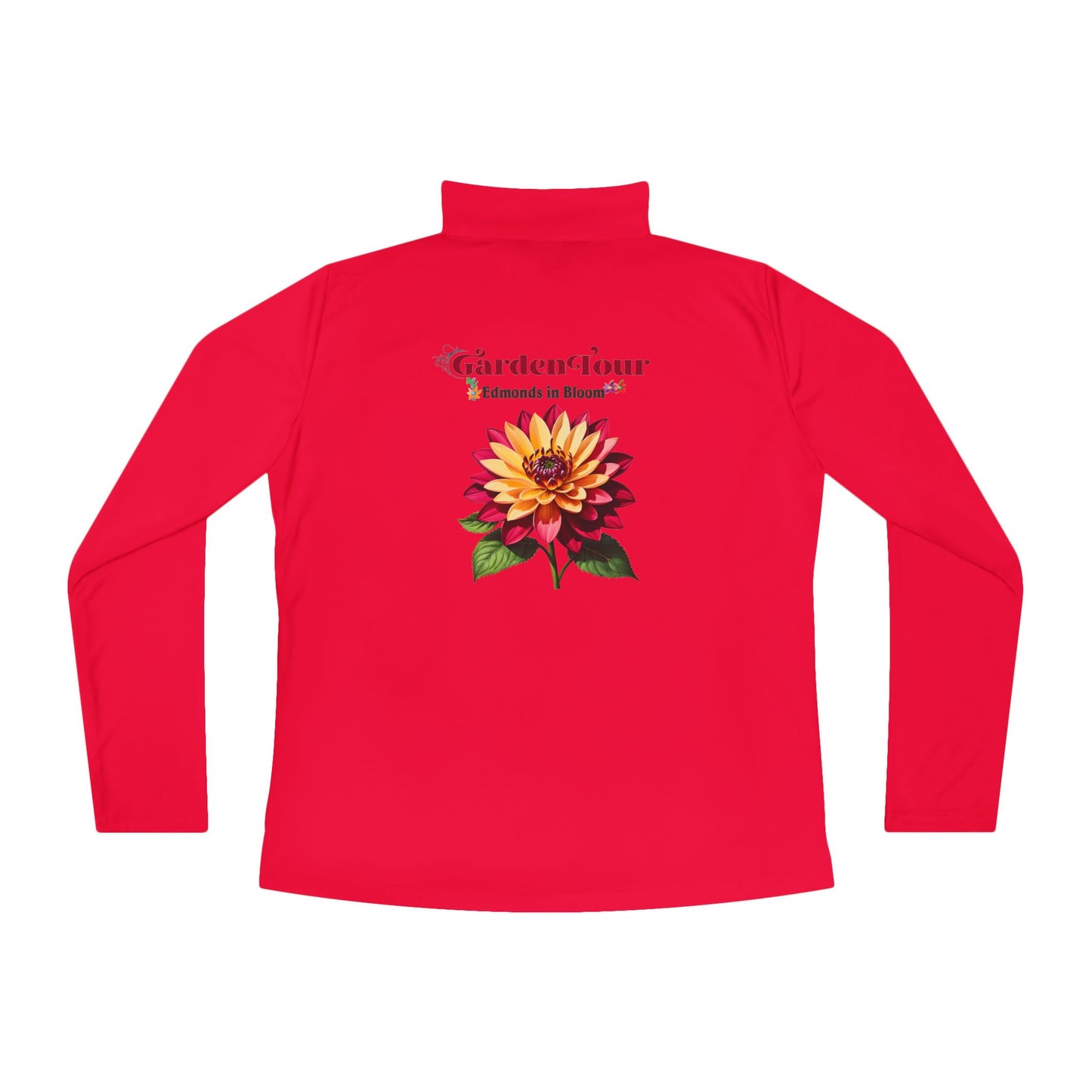Edmonds in Bloom Garden Tour 2026 Ladies Quarter-Zip Pullover
