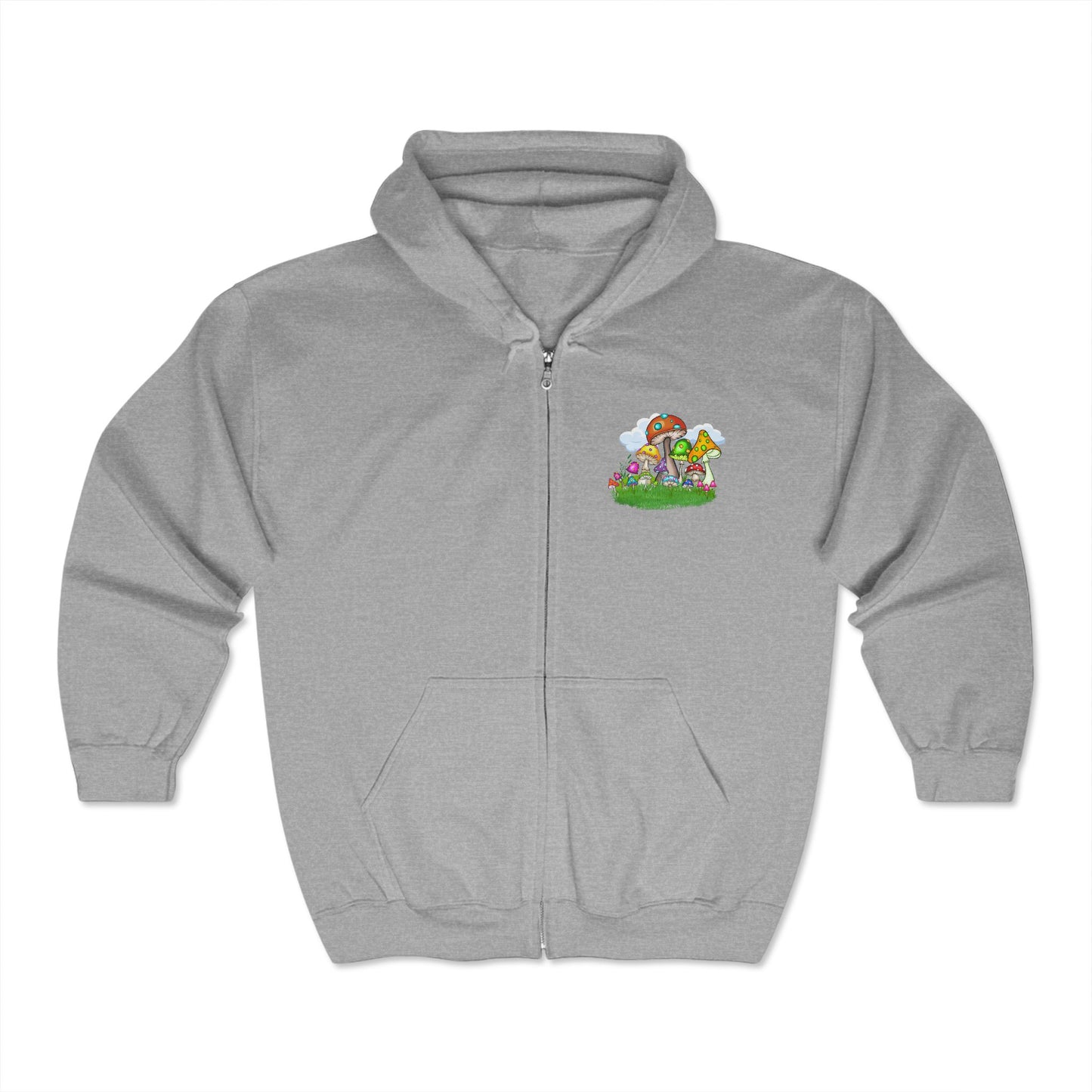 Mycophile Mushroom Lover Full Zip Hoodie