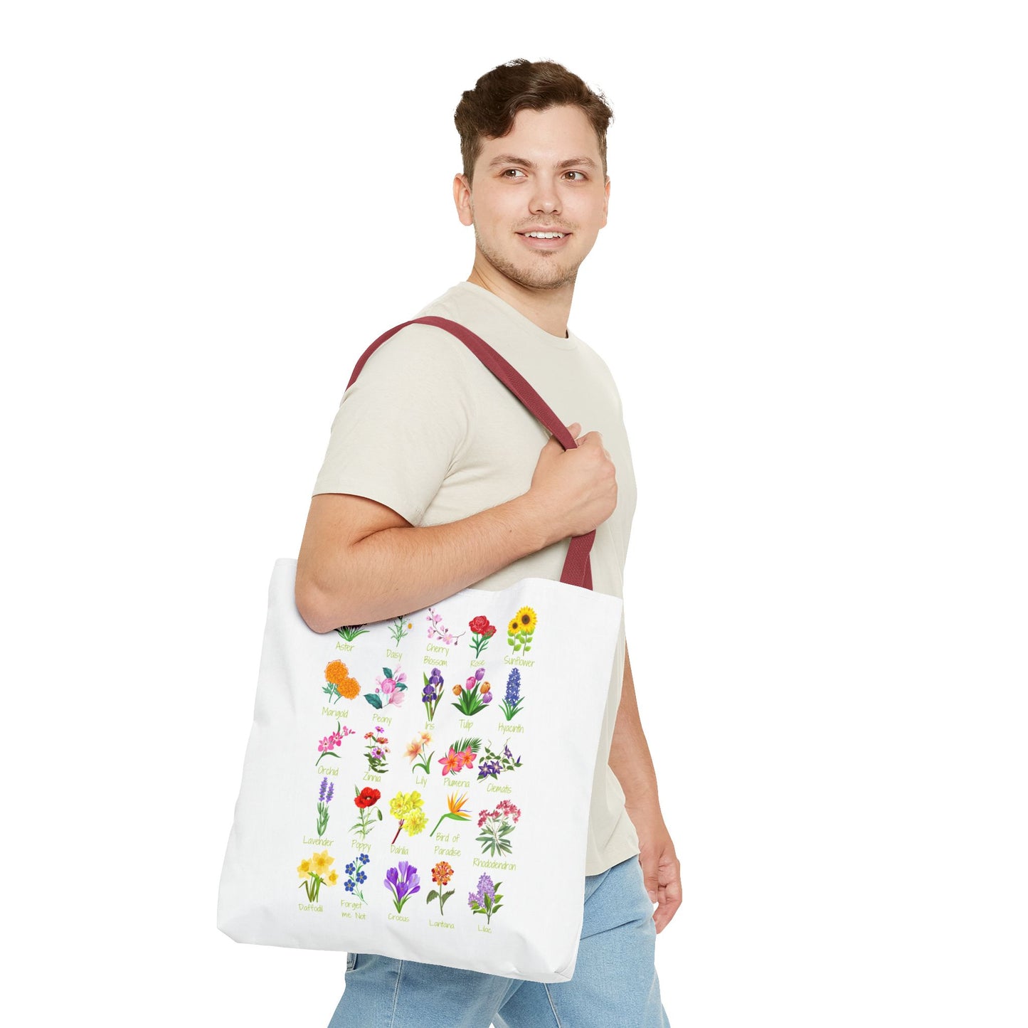 Favorite Flowers Tote Bag