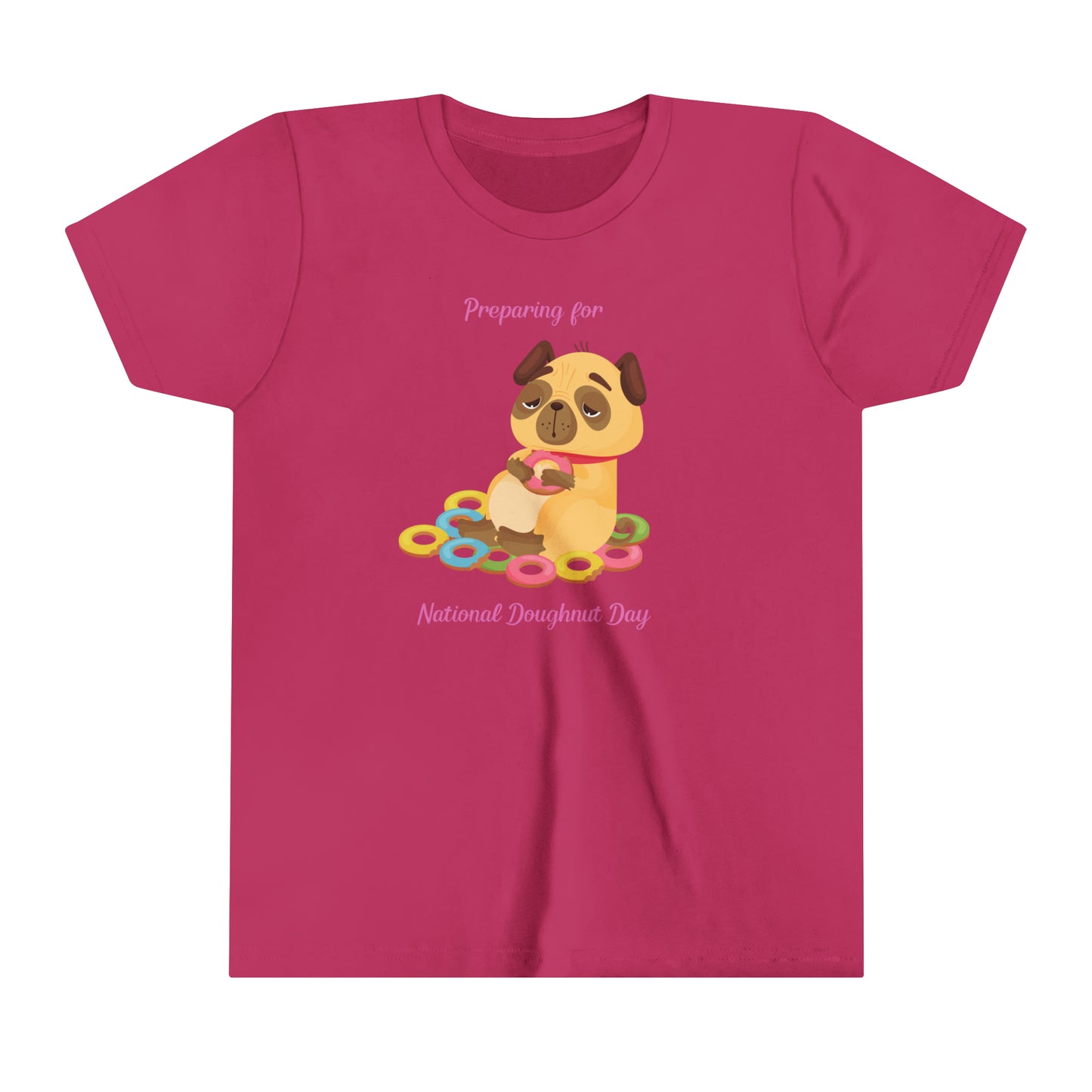 Preparing for Donut Day Kids T-shirt