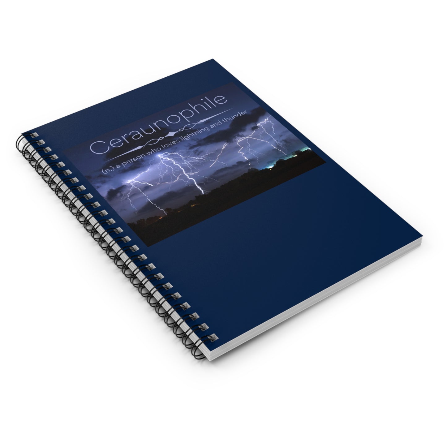 Ceraunophile Spiral Notebook - Ruled Line