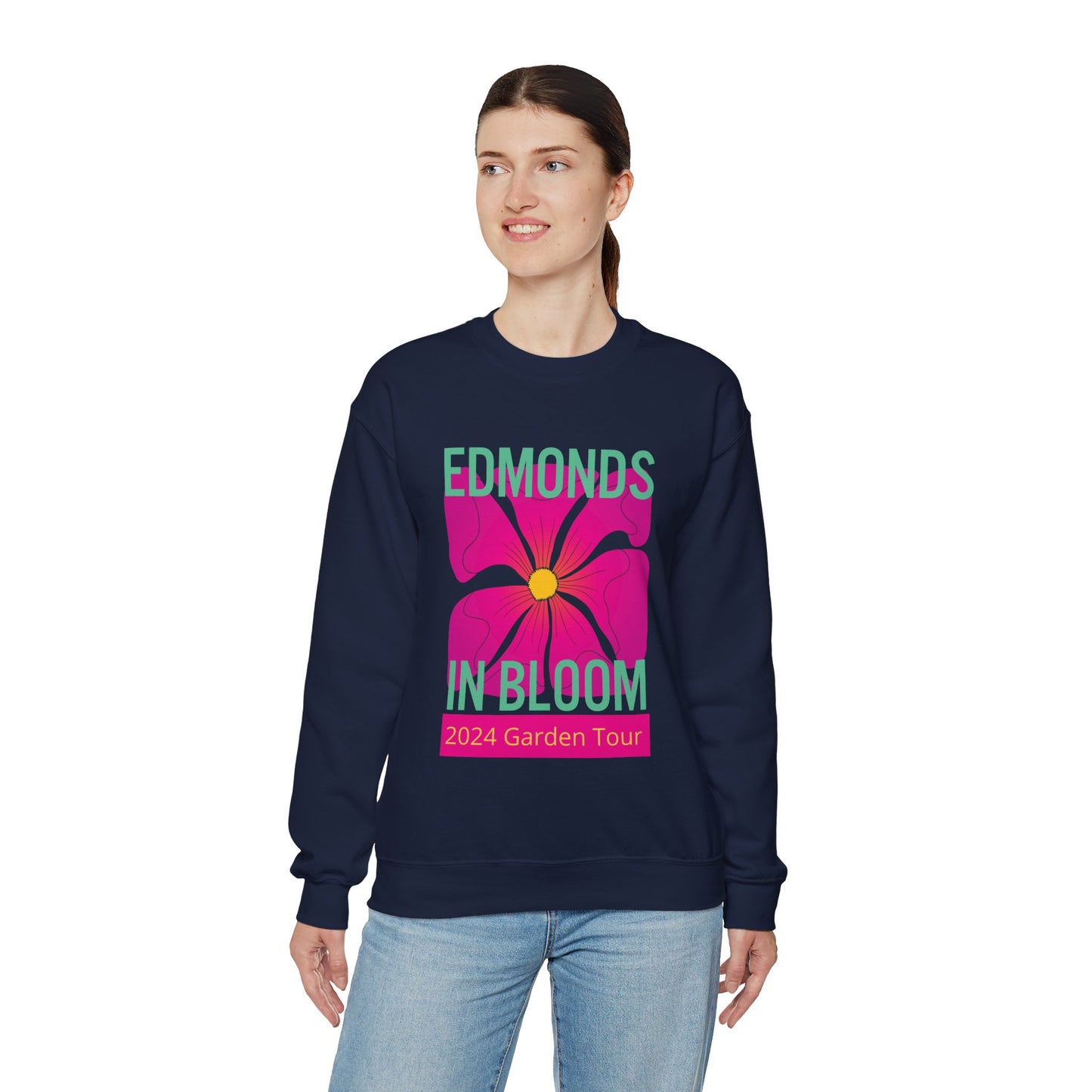 Edmonds in Bloom 2024 Garden Tour Unisex Heavy Blend™ Crewneck Sweatshirt