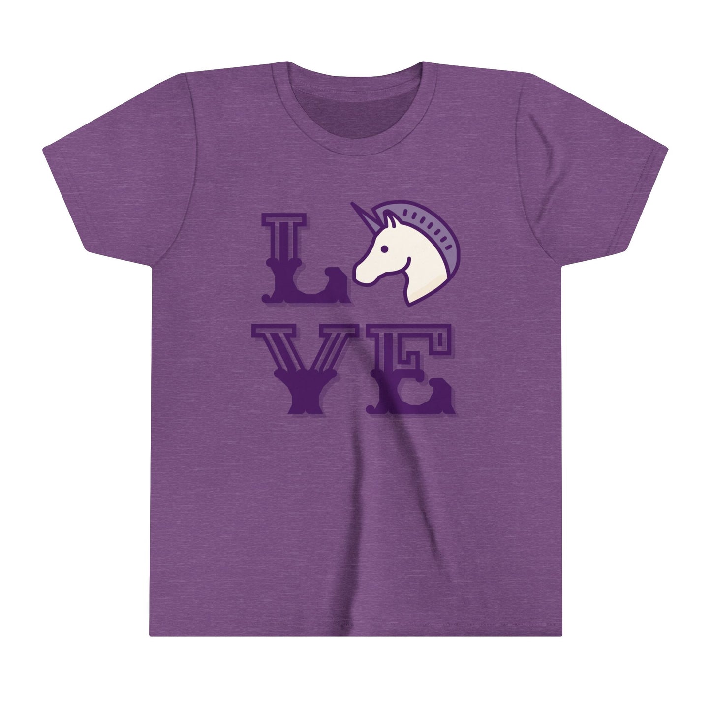 Unicorn LOVE Youth Short Sleeve Tee