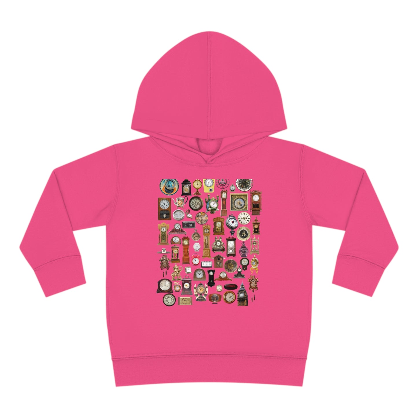 All the Clocks Toddler Pullover Fleece Hoodie