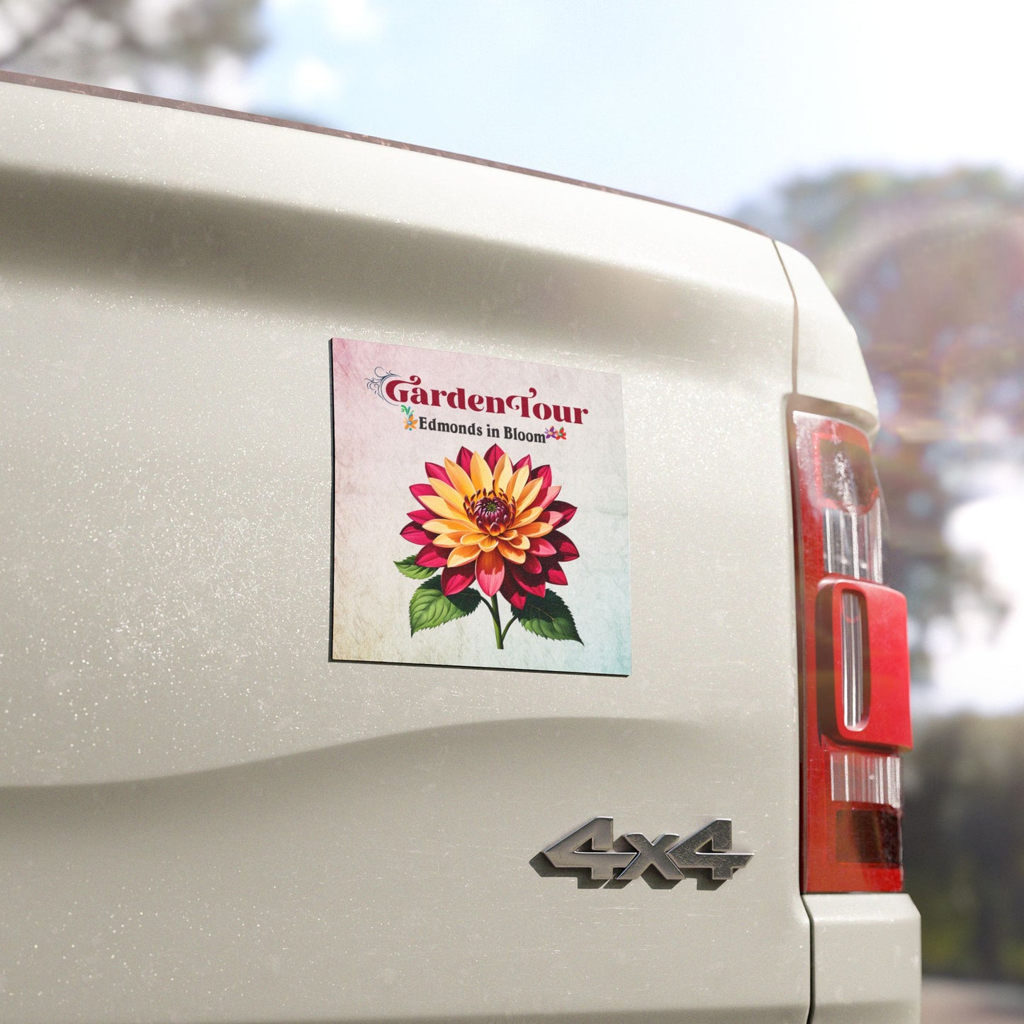 Edmonds in Bloom Garden Tour 2026 Car Magnets