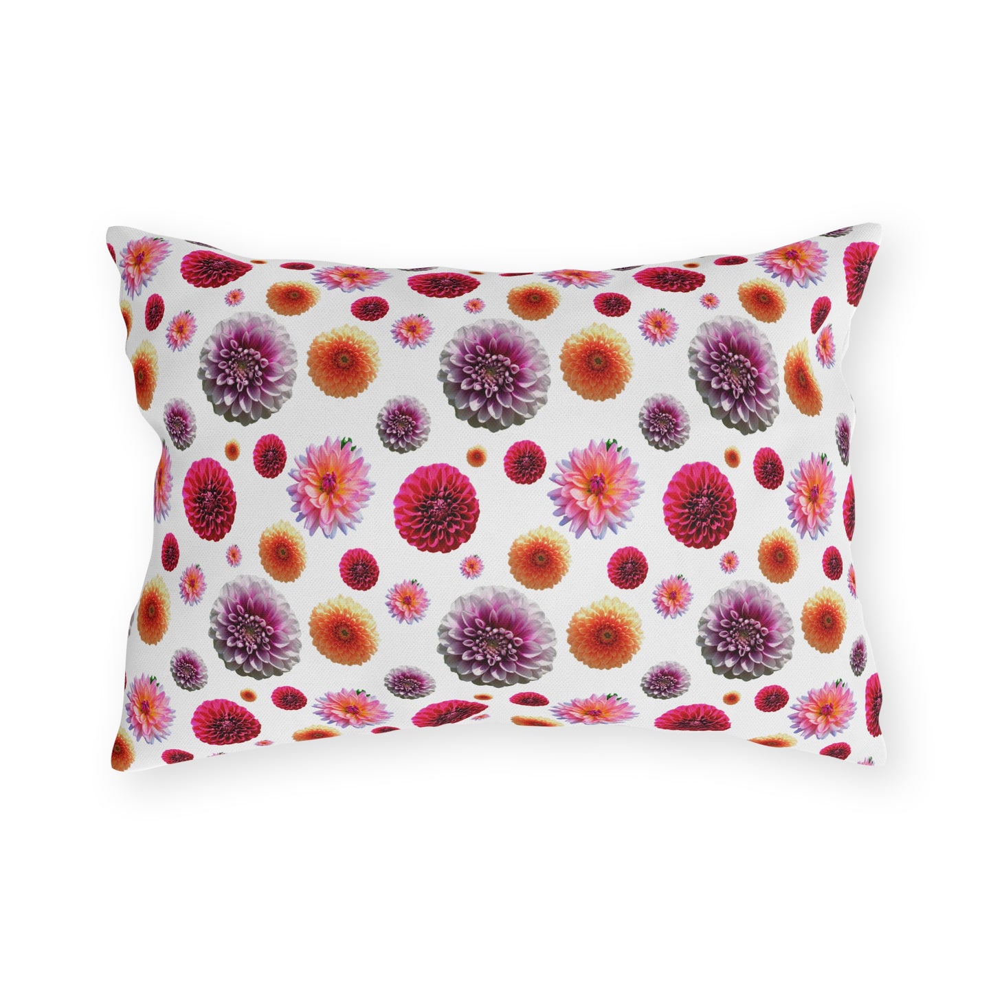 Dahlia Mix Outdoor Pillows