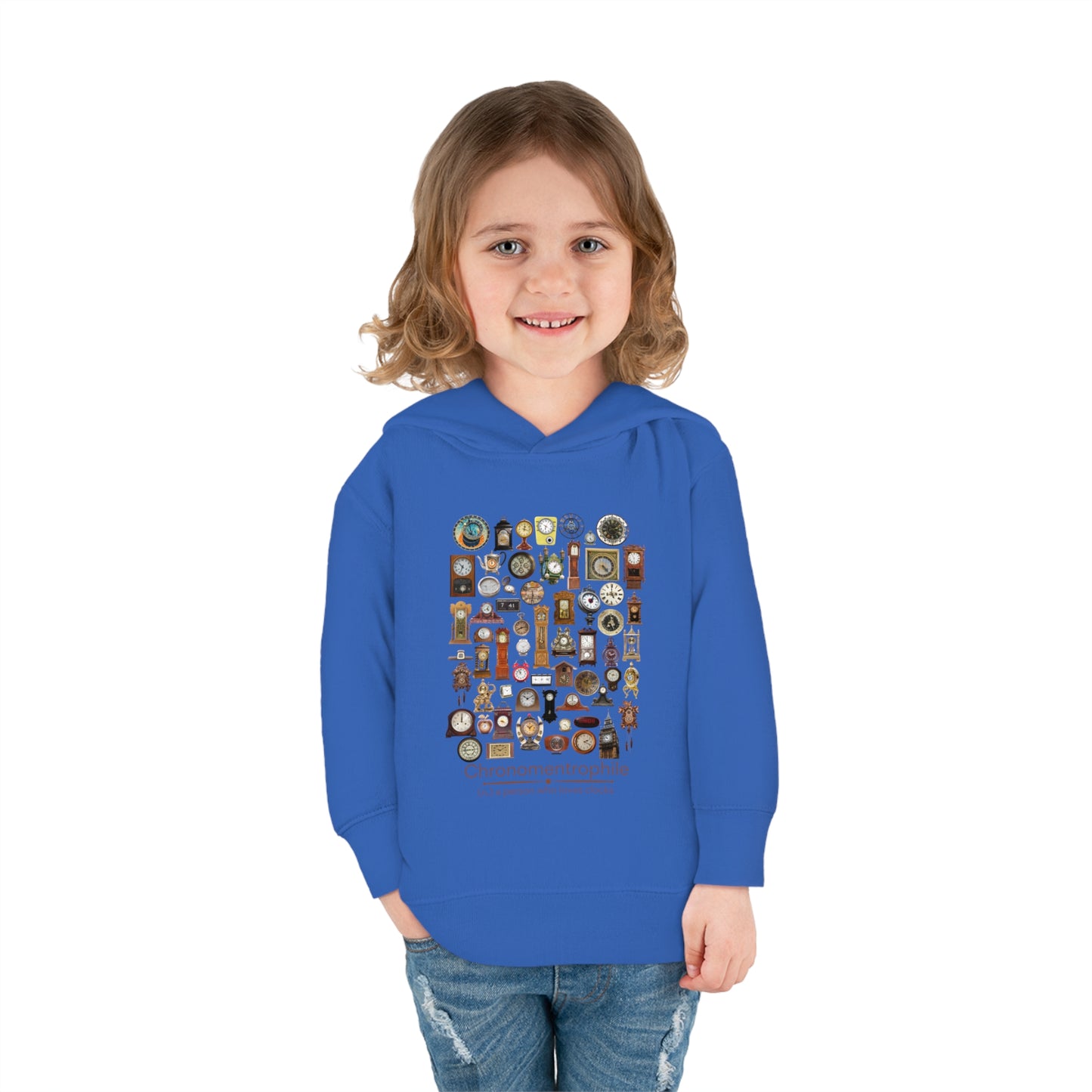 Chronomentrophile - lover of clocks Toddler Pullover Fleece Hoodie