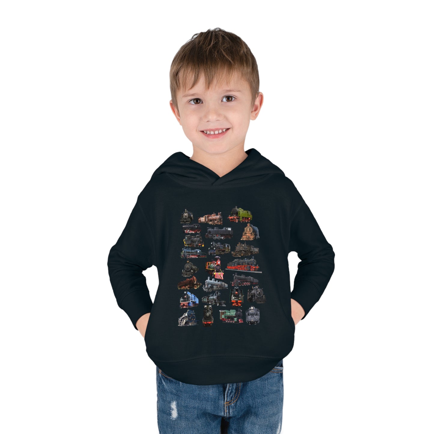 Locomotive Steam Engines Toddler Pullover Fleece Hoodie