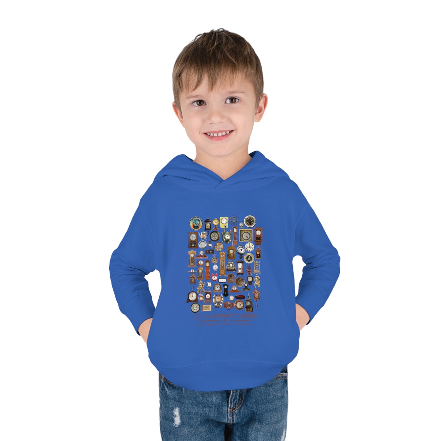 Chronomentrophile - lover of clocks Toddler Pullover Fleece Hoodie