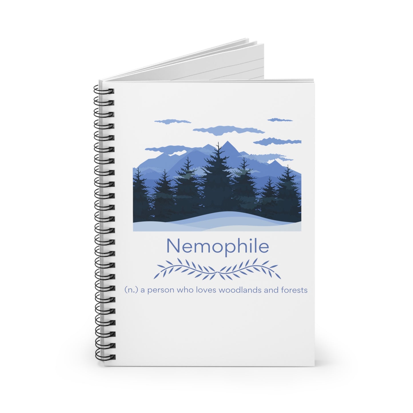 Nemophile Spiral Notebook - Ruled Line