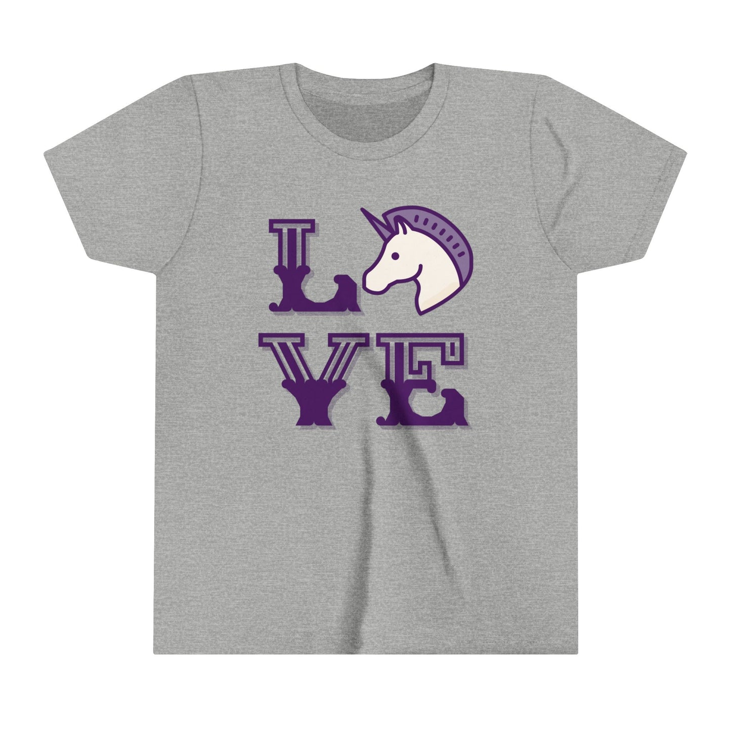 Unicorn LOVE Youth Short Sleeve Tee