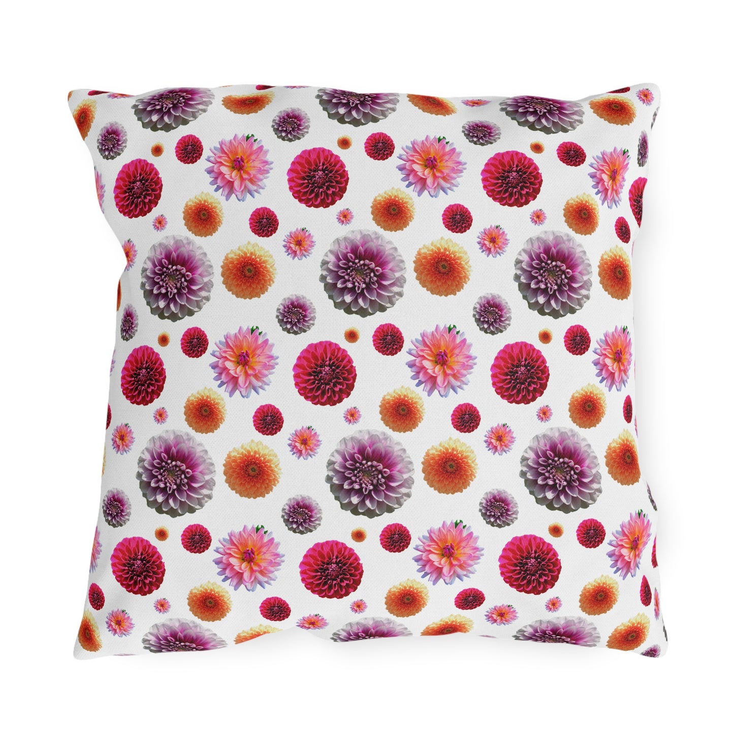 Dahlia Mix Outdoor Pillows