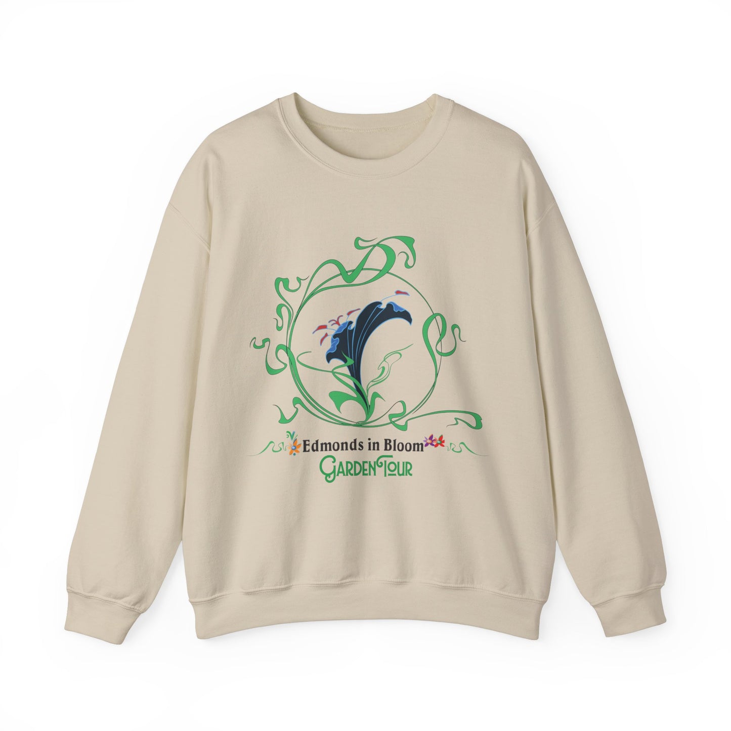 Edmonds in Bloom Garden Tour Unisex Heavy Blend™ Crewneck Sweatshirt