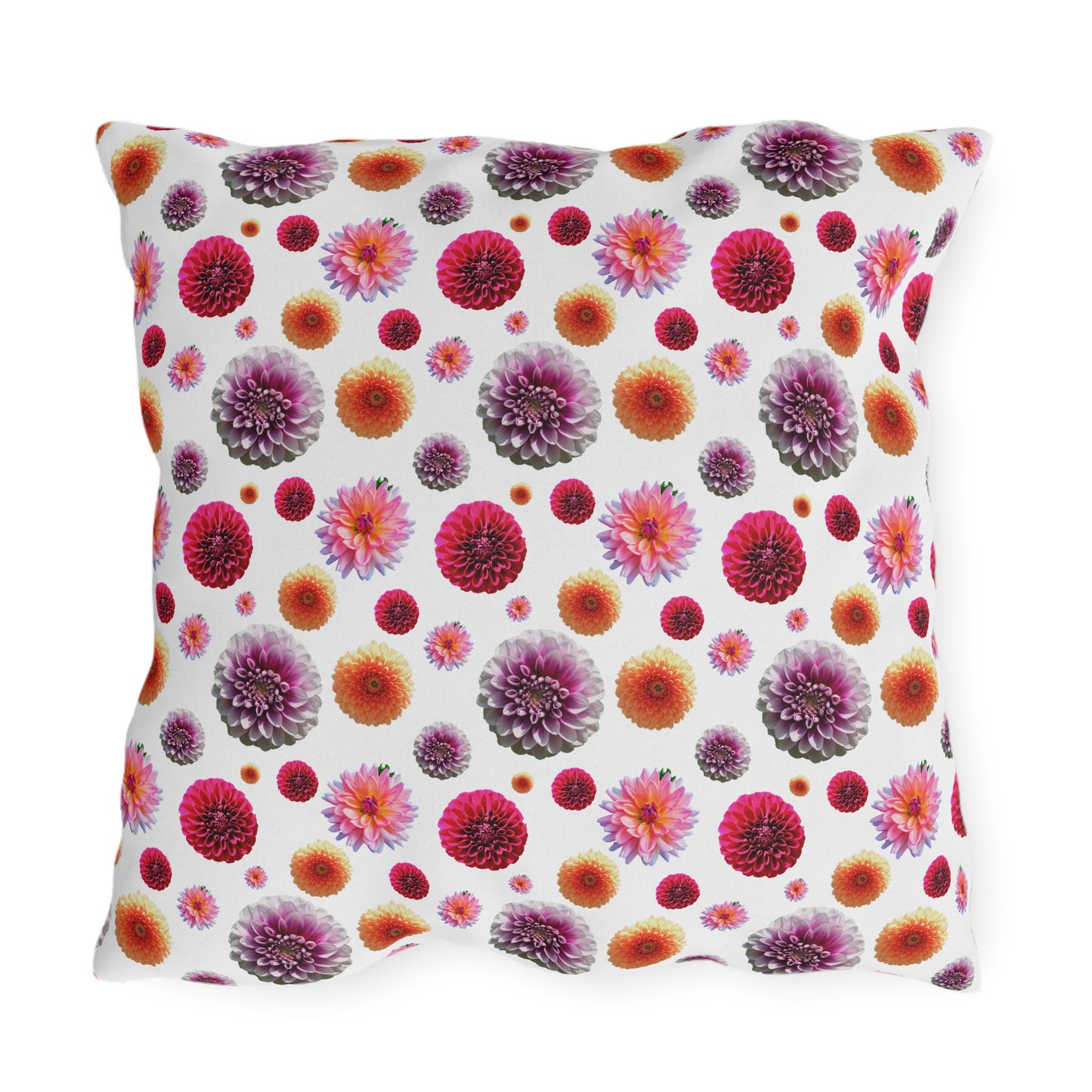 Dahlia Mix Outdoor Pillows