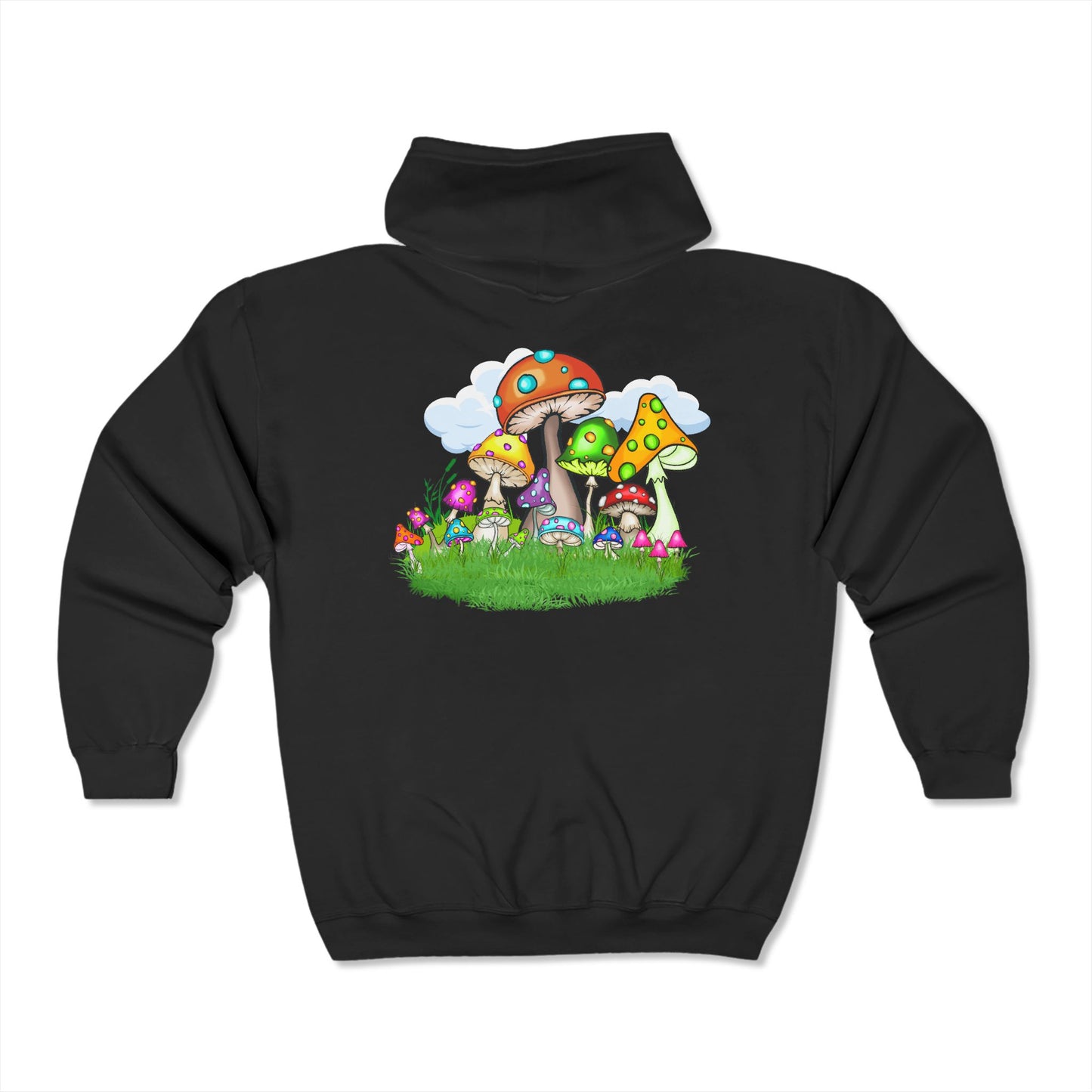 Mycophile Mushroom Lover Full Zip Hoodie