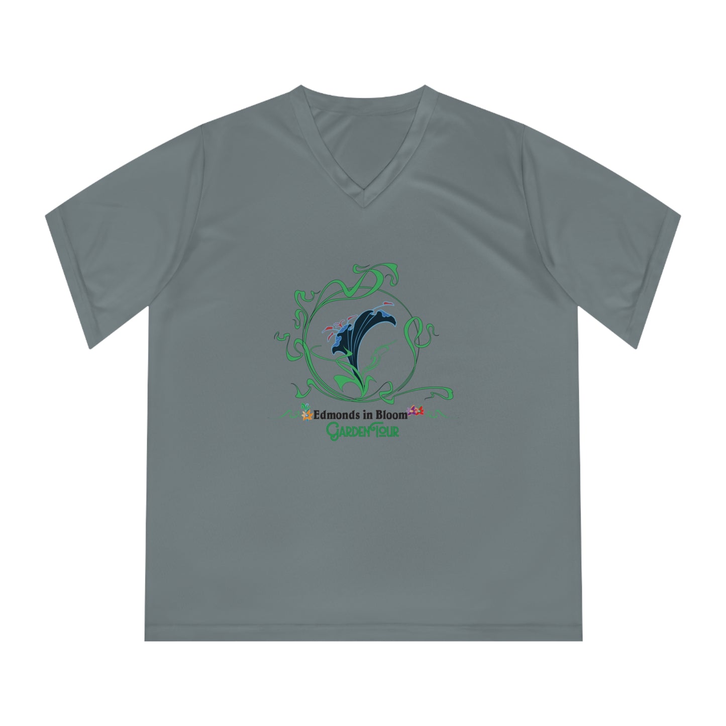 Edmonds in Bloom Garden Tour Women's Performance V-Neck T-Shirt