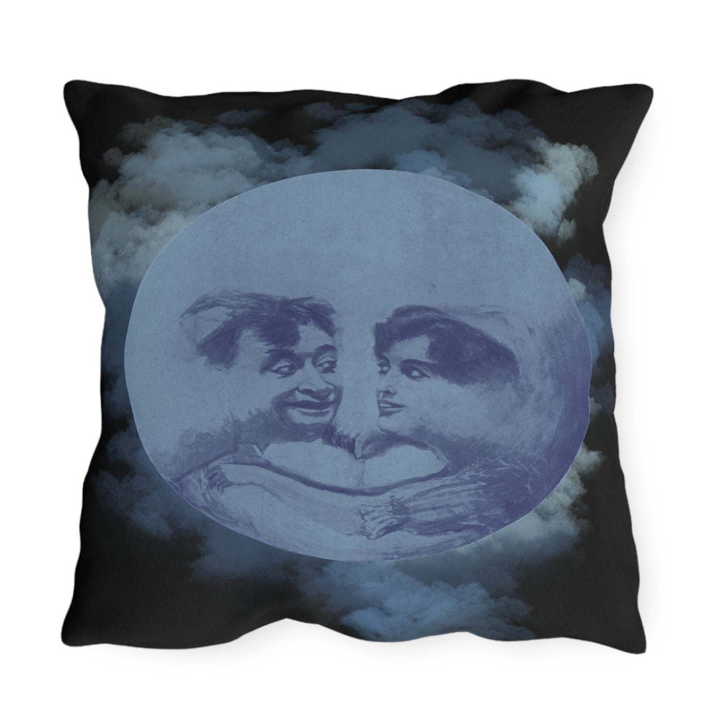 Lover's Blue Moon Outdoor Pillows