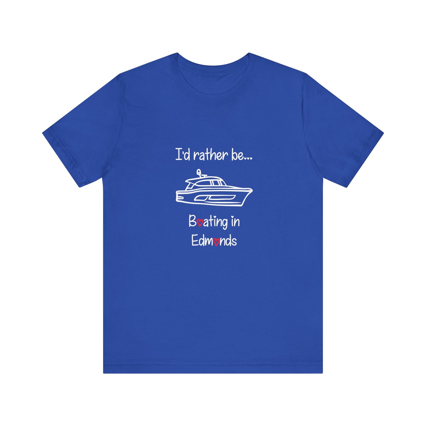 I'd rather be boating in Edmonds T-shirt