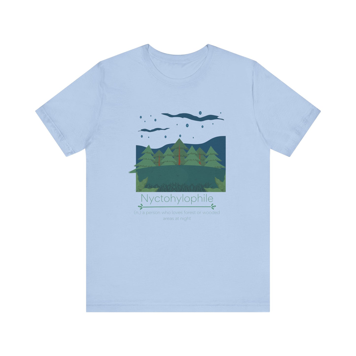 Nyctohylophile - night woods T-shirt