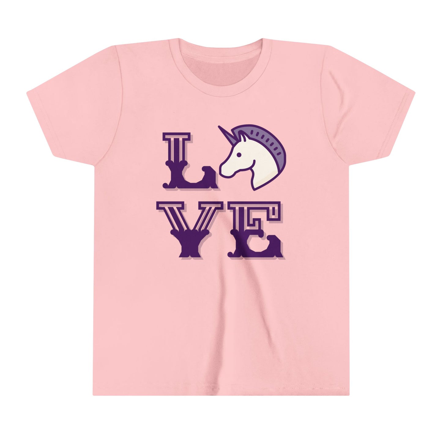 Unicorn LOVE Youth Short Sleeve Tee