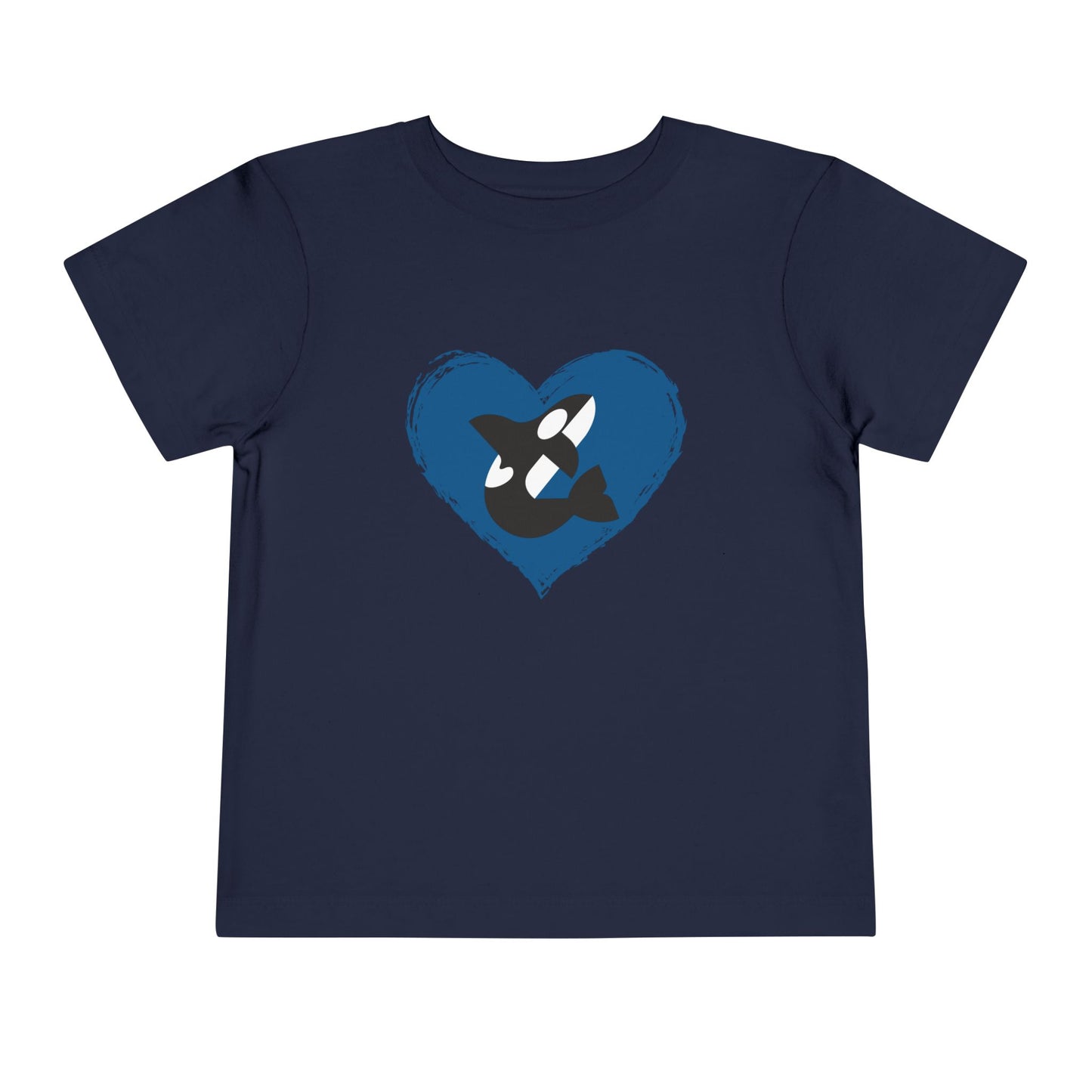 Orca Heart Toddler T-shirt