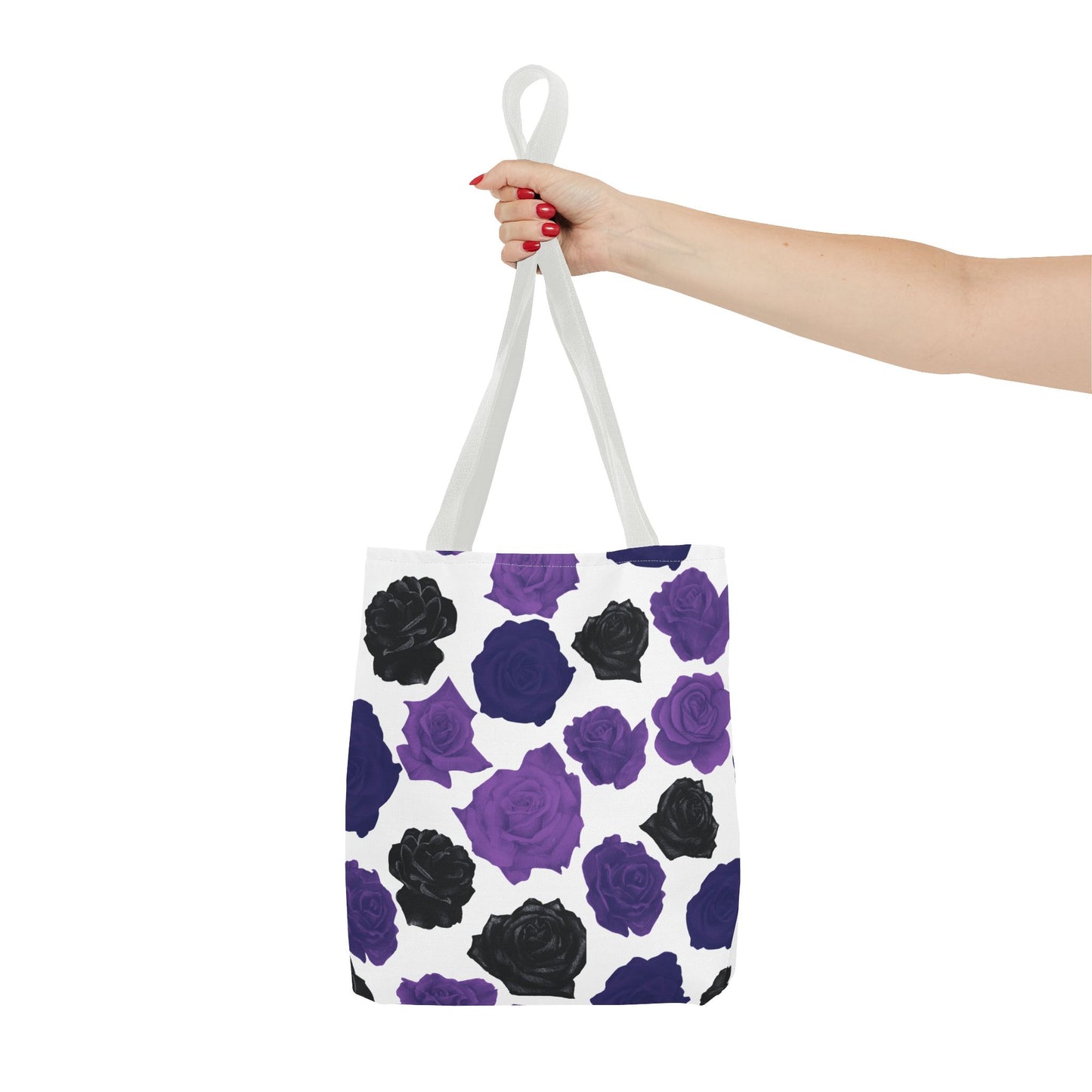 Dark Purple Roses Tote Bag