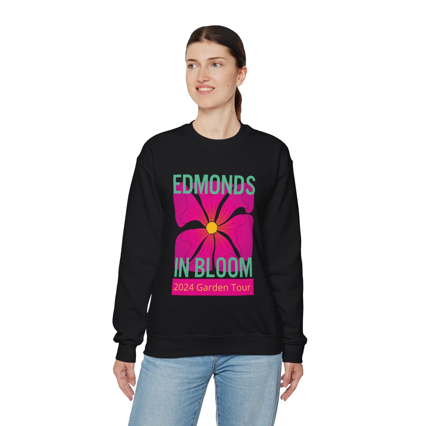 Edmonds in Bloom 2024 Garden Tour Unisex Heavy Blend™ Crewneck Sweatshirt