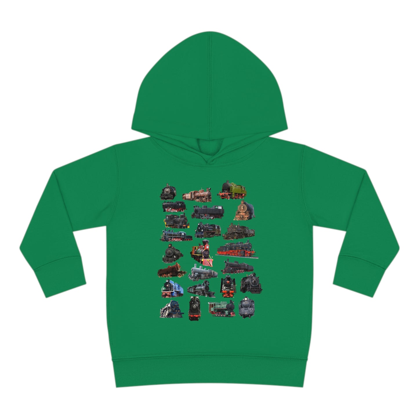 Locomotive Steam Engines Toddler Pullover Fleece Hoodie