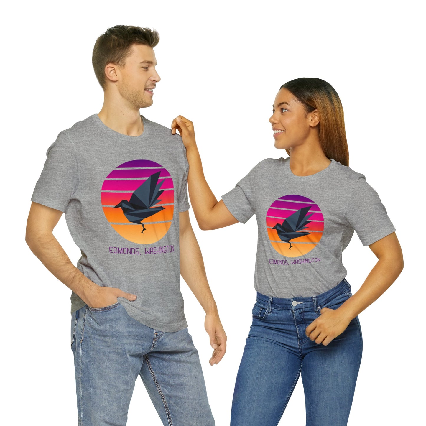 Sunset Crow Edmonds T-Shirt