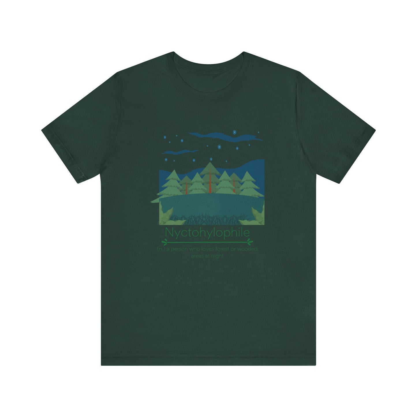 Nyctohylophile - night woods T-shirt