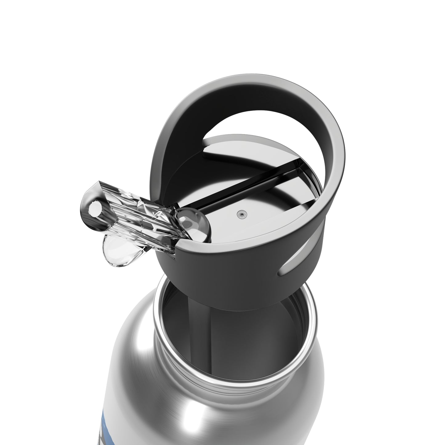 Orca Love Stainless Steel Water Bottle With Straw, 20oz