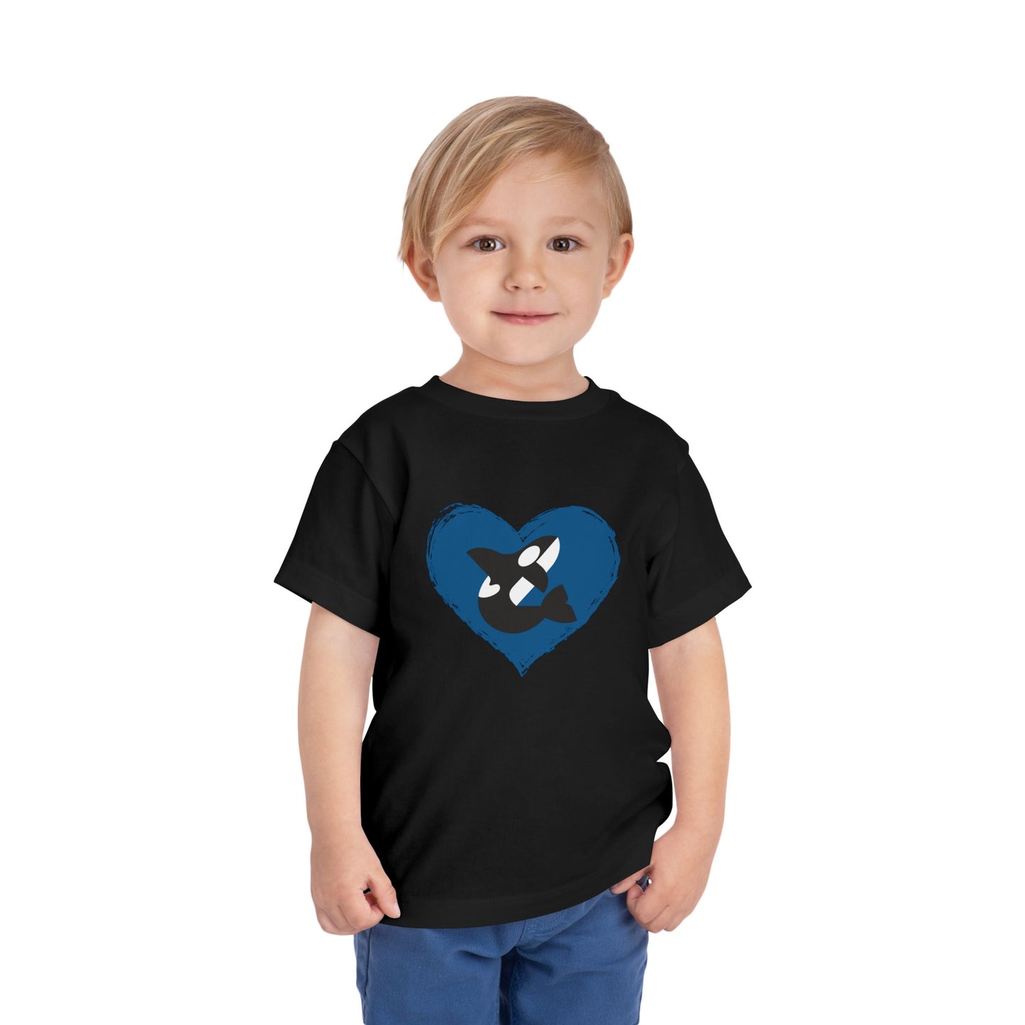 Orca Heart Toddler T-shirt