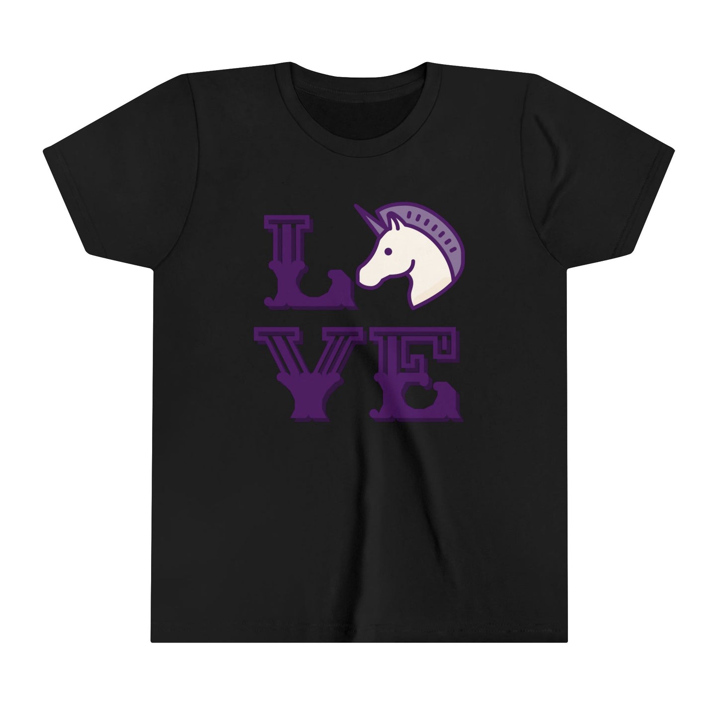 Unicorn LOVE Youth Short Sleeve Tee