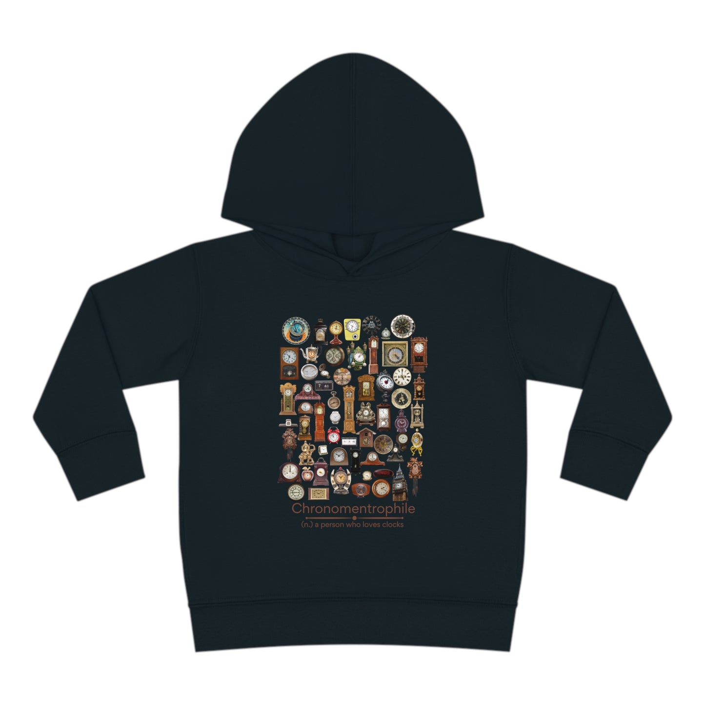 Chronomentrophile - lover of clocks Toddler Pullover Fleece Hoodie