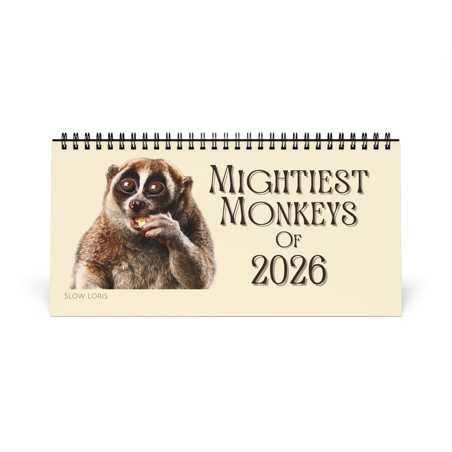 Mightiest Monkeys of 2026 Desktop Calendar