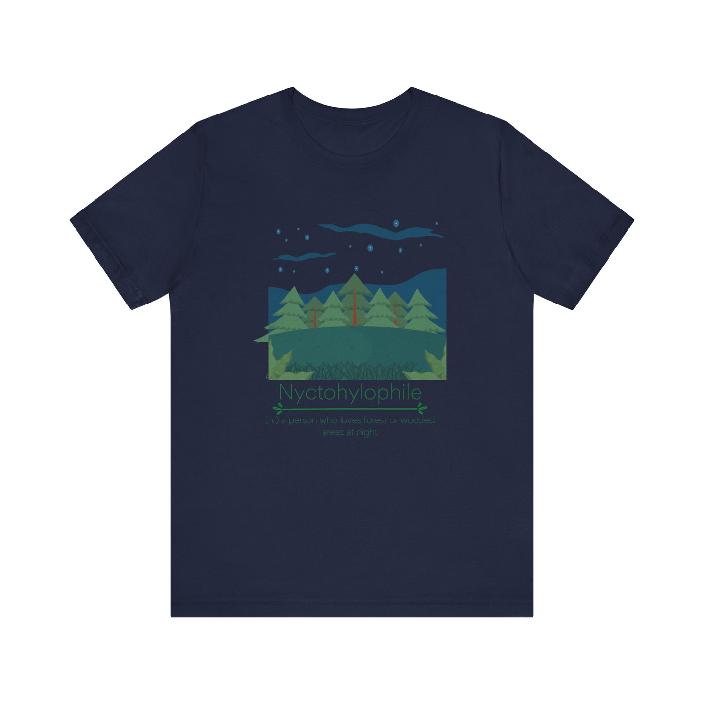 Nyctohylophile - night woods T-shirt
