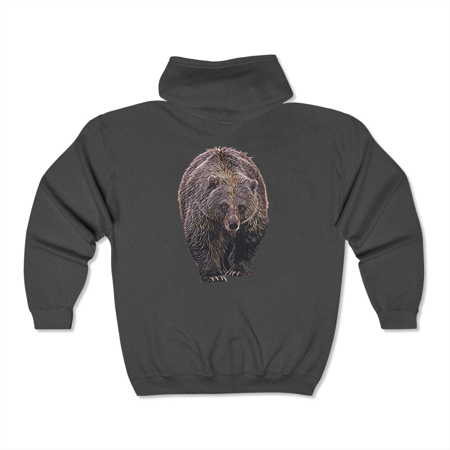 Big Beautiful Bear Premium Full Zip Hoodie