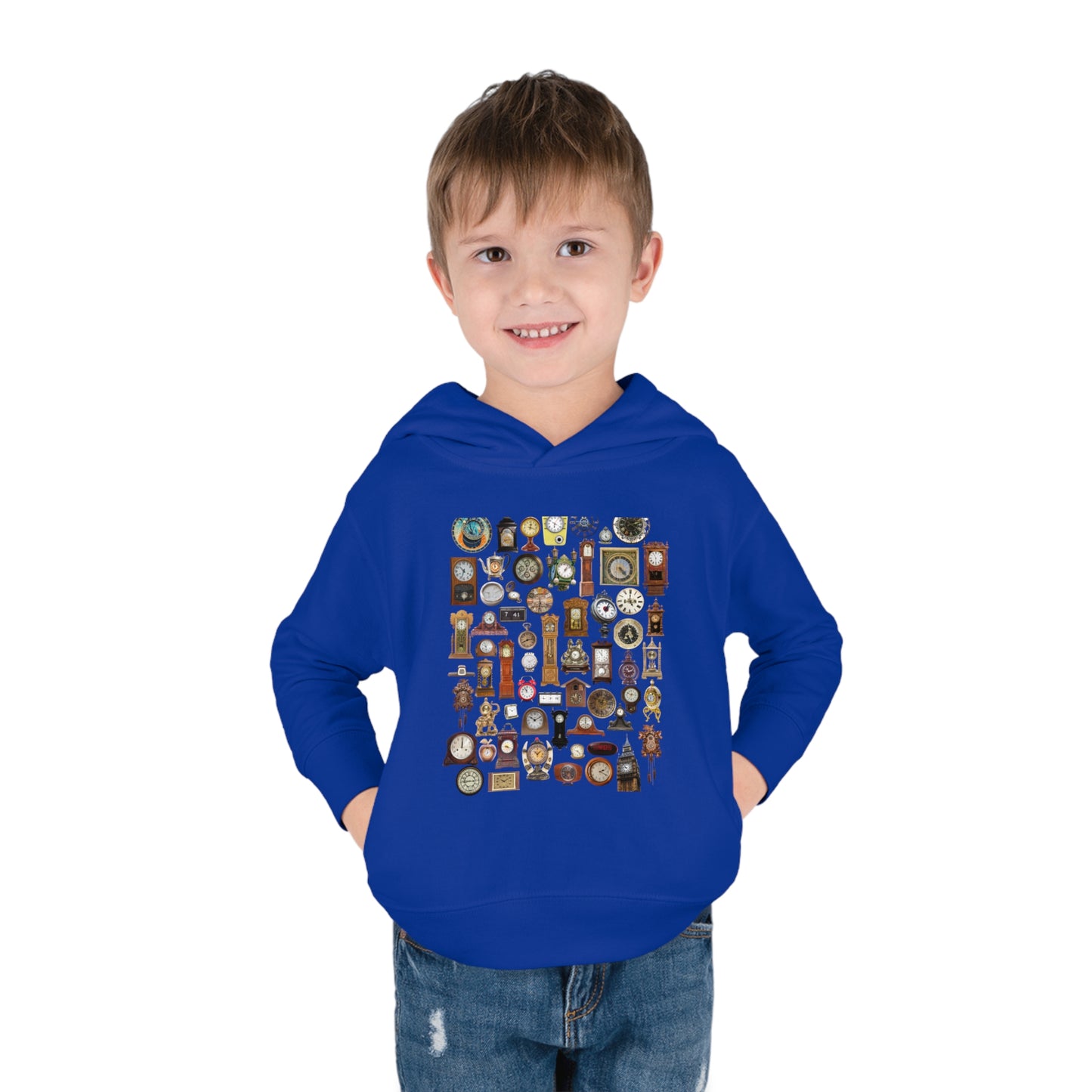 All the Clocks Toddler Pullover Fleece Hoodie