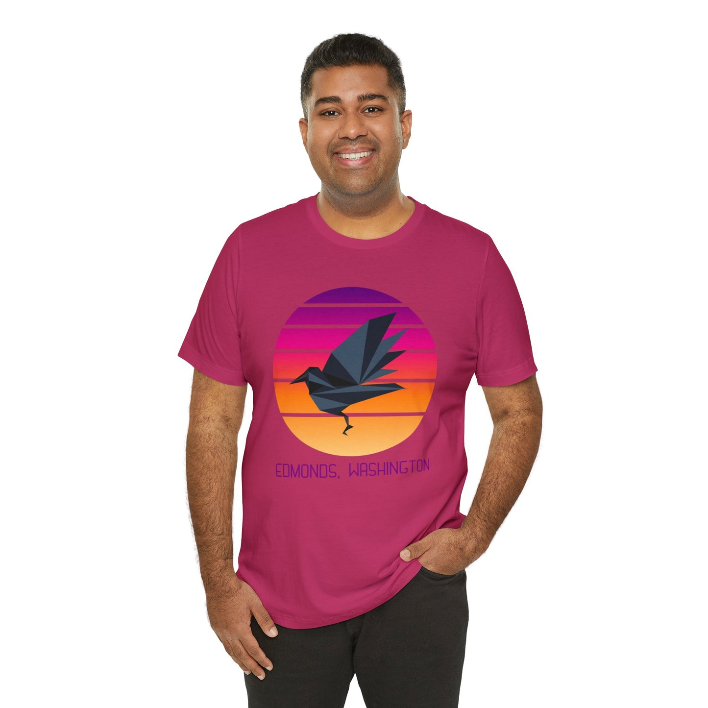Sunset Crow Edmonds T-Shirt