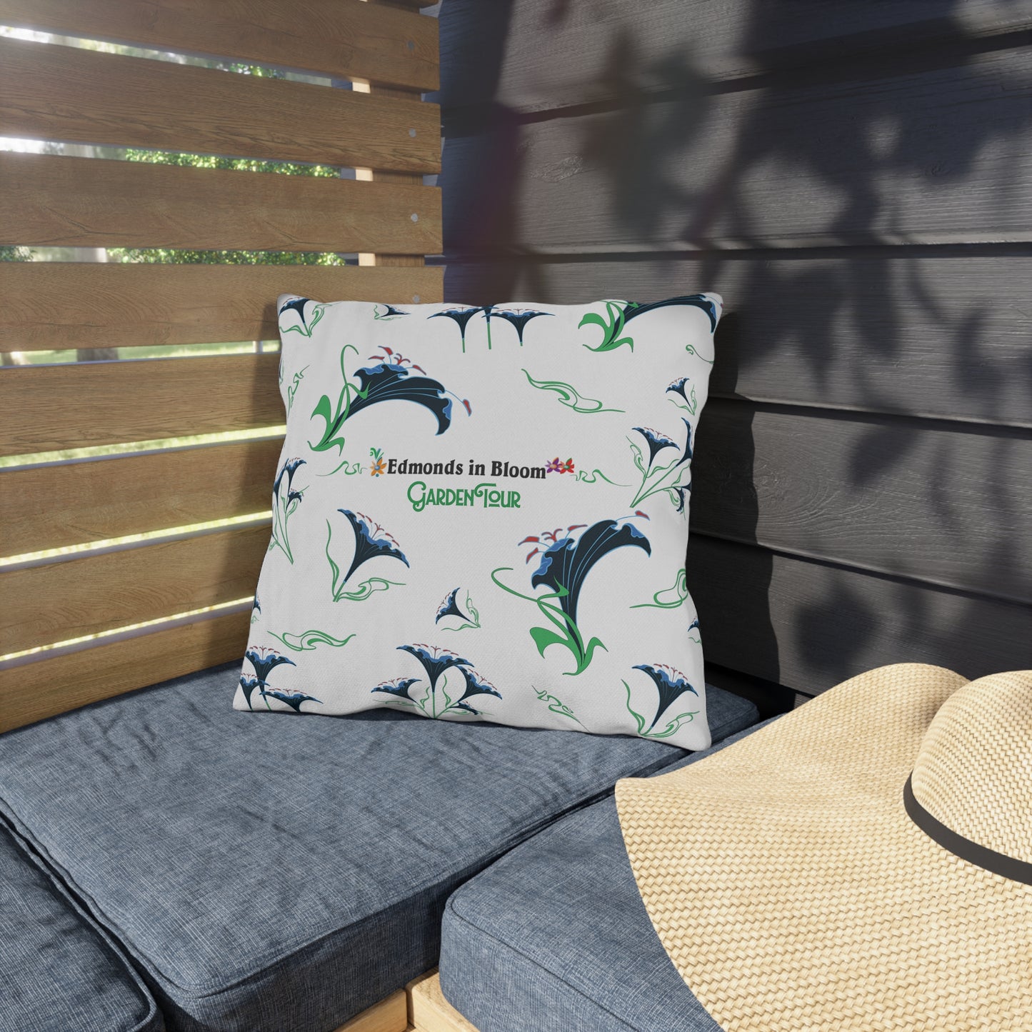 Edmonds in Bloom Garden Tour Outdoor Pillows (Pattern)