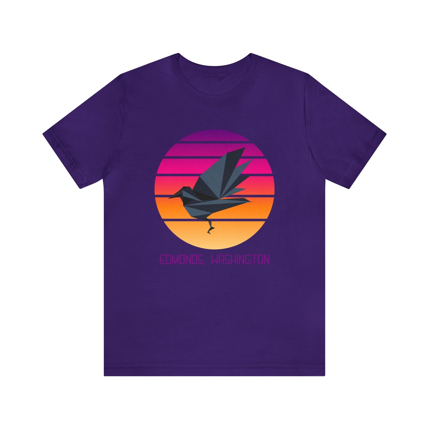 Sunset Crow Edmonds T-Shirt