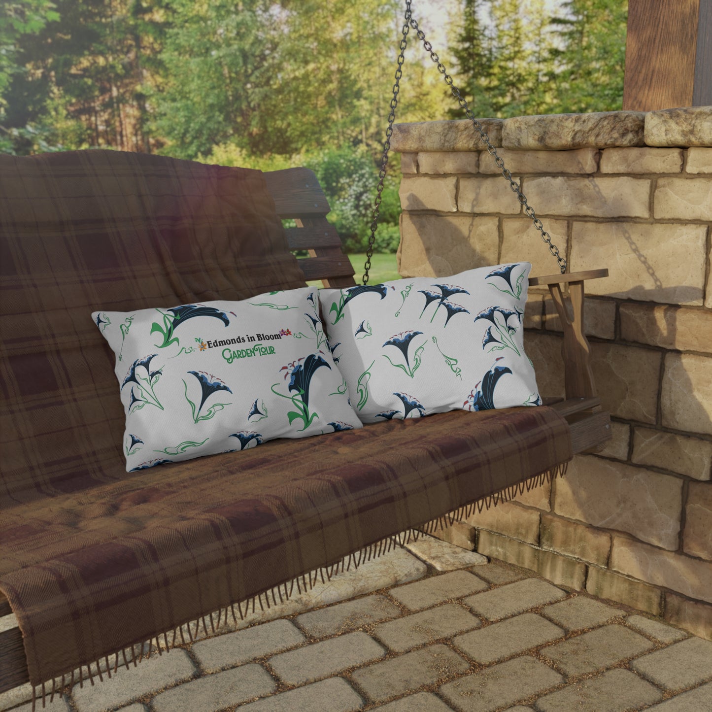 Edmonds in Bloom Garden Tour Outdoor Pillows (Pattern)