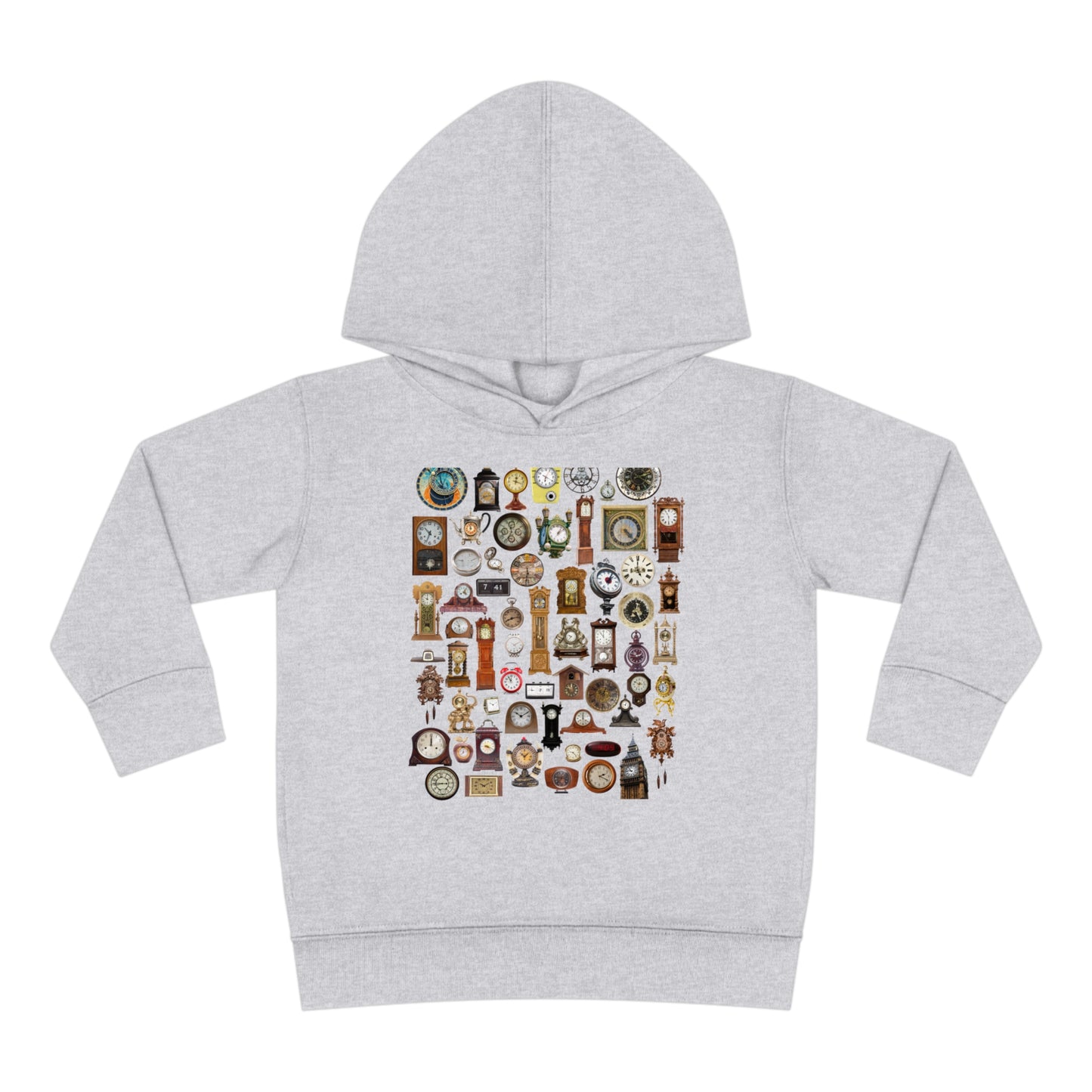 All the Clocks Toddler Pullover Fleece Hoodie